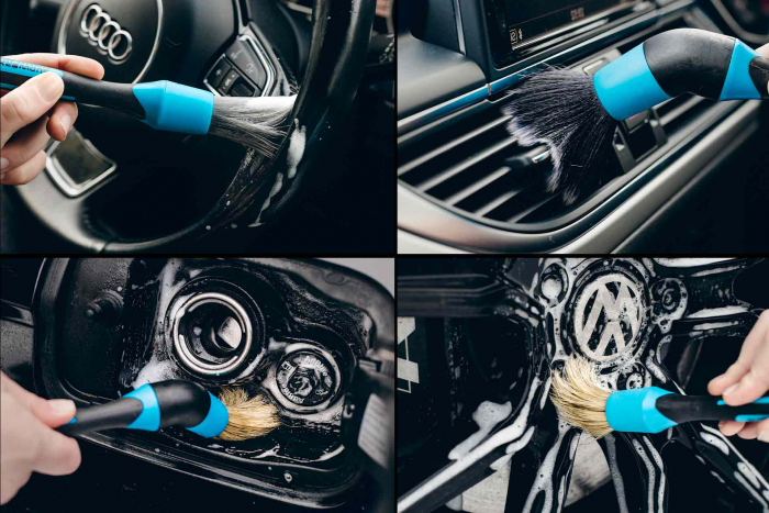 sudworx DETAILING BRUSHES Brushes for Interior/Rims/General Cleaning